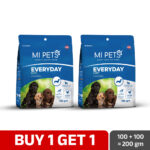 MI PETS EVERYDAY PUPPY DOG FOOD 100 GM WITH 100 GM FREE