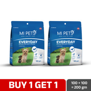 MI PETS EVERYDAY MOTHER AND PUPPY STARTER DOG FOOD 100 GM WITH 100 GM FREE