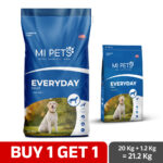MI PETS EVERYDAY ADULT DOG FOOD 20 KG WITH 1.2 KG FREE